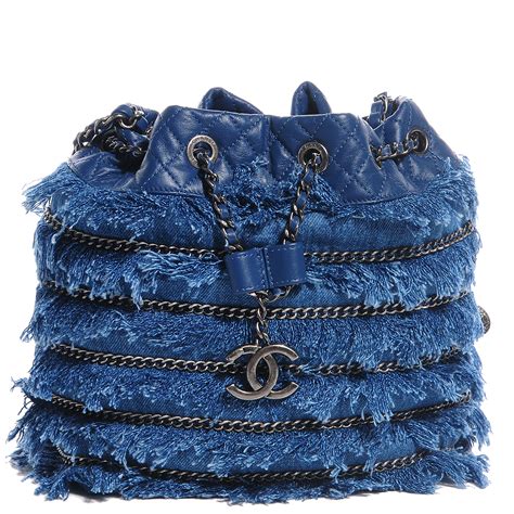 chanel drawstring bucket bag price|Chanel denim bucket bag.